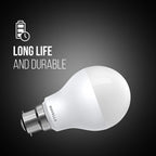 Havells 9W B22D LED Cool Day Light Lamp (White) - Pack of 4