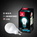 Havells 9W B22D LED Cool Day Light Lamp (White) - Pack of 4