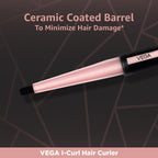 VEGA I-Curl Hair Curler, Vhch-05 & Blooming Air Foldable 1000 Watts Hair Dryer With Heat & Cool Setting