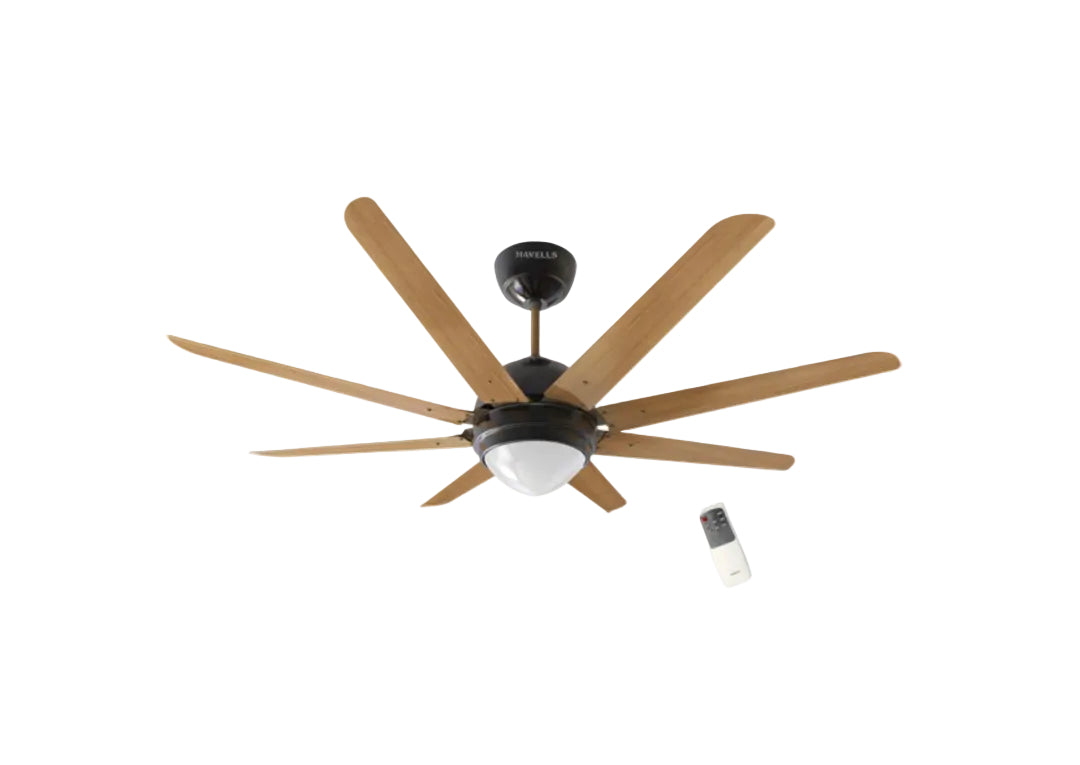 Havells Octet Underlight 1320mm Ceiling Fan (Walnut Black Nickel) | Anti Dust Technology