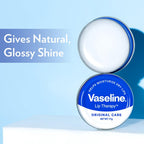 Vaseline Lip Tins Original Care, 17g | Infused with Vitamin E to Hydrate & Moisturize Dry Lips Transparent