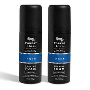 Forest Hill  Aqua Pre Shave Foam For Men 50 ml (pack of-2)