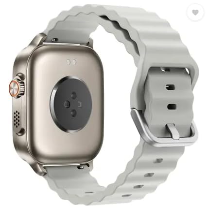 realme Watch 5,1.97" AMOLED,Upto 20 Days Battery,BT Calling,GPS,Compass,IP68 Smartwatch (Titanium Silver Strap, One Size)