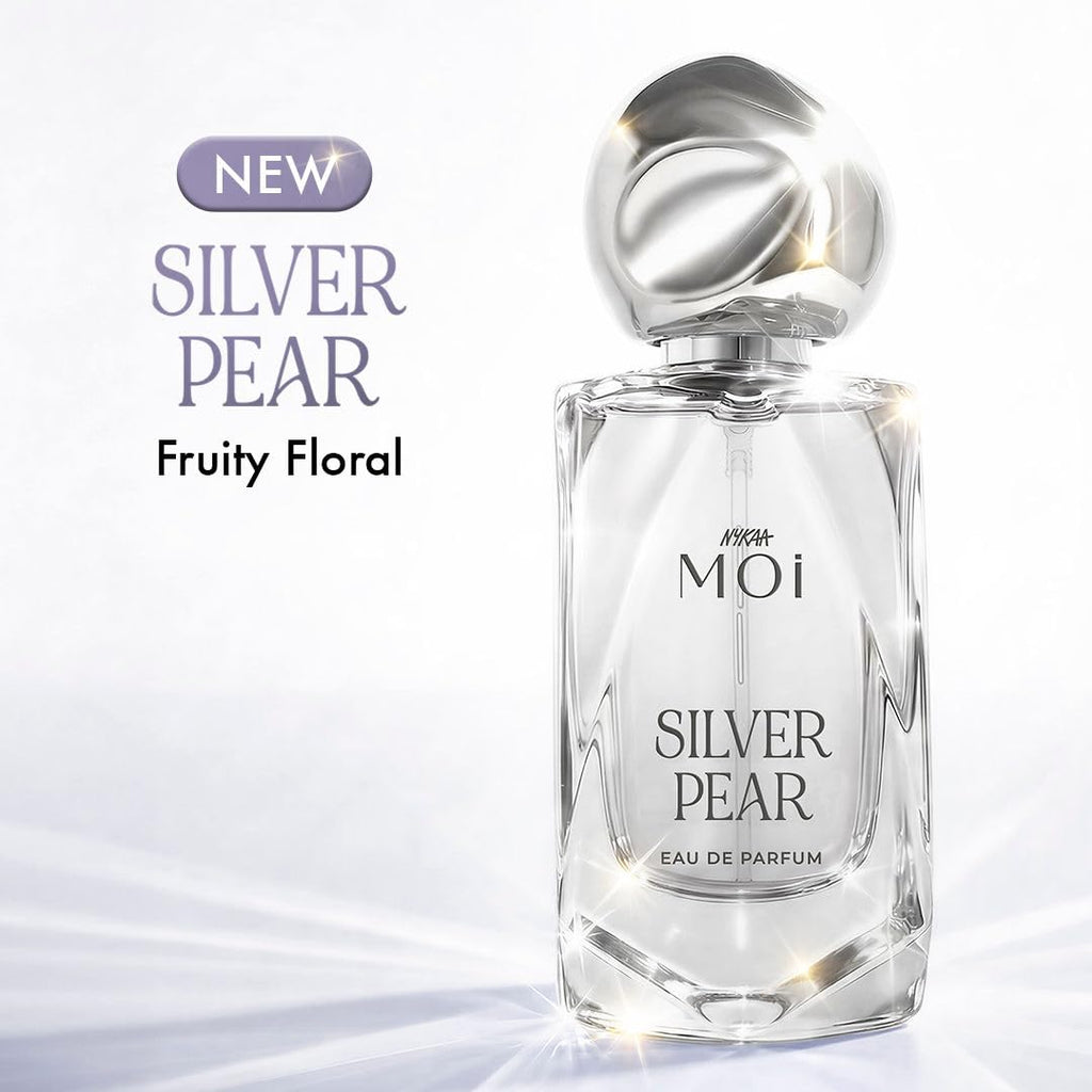 Nykaa Silver Pear EDP 50ml | Fruity Floral Scent for Women | Pear, Lavender Elegant Fragrance | Long-Lasting Everyday & Evening Scent | Luxury Perfume |...