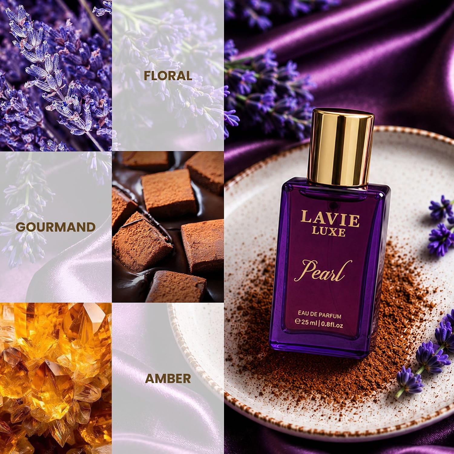 Lavie Luxe Pearl Women Eau De Parfum | Luxury Collection 25ml Perfume | Perfume for Women