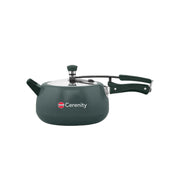 Hawkins 5 Litre Ceramic Coated Cerenity Pressure Cooker | Induction & Gas | for Cooking Rice, Dal & Curries | 5 Year Guarantee, ISI Certified | Olive Green (ICG50)