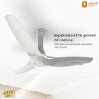 Orient Electric Newly Launched Aeroquiet Neu 1230mm Ceiling Fan for Home| BEE 2 Star Rated Energy Efficient Fan | Rust-proof ABS blade |2 Years Warranty by...