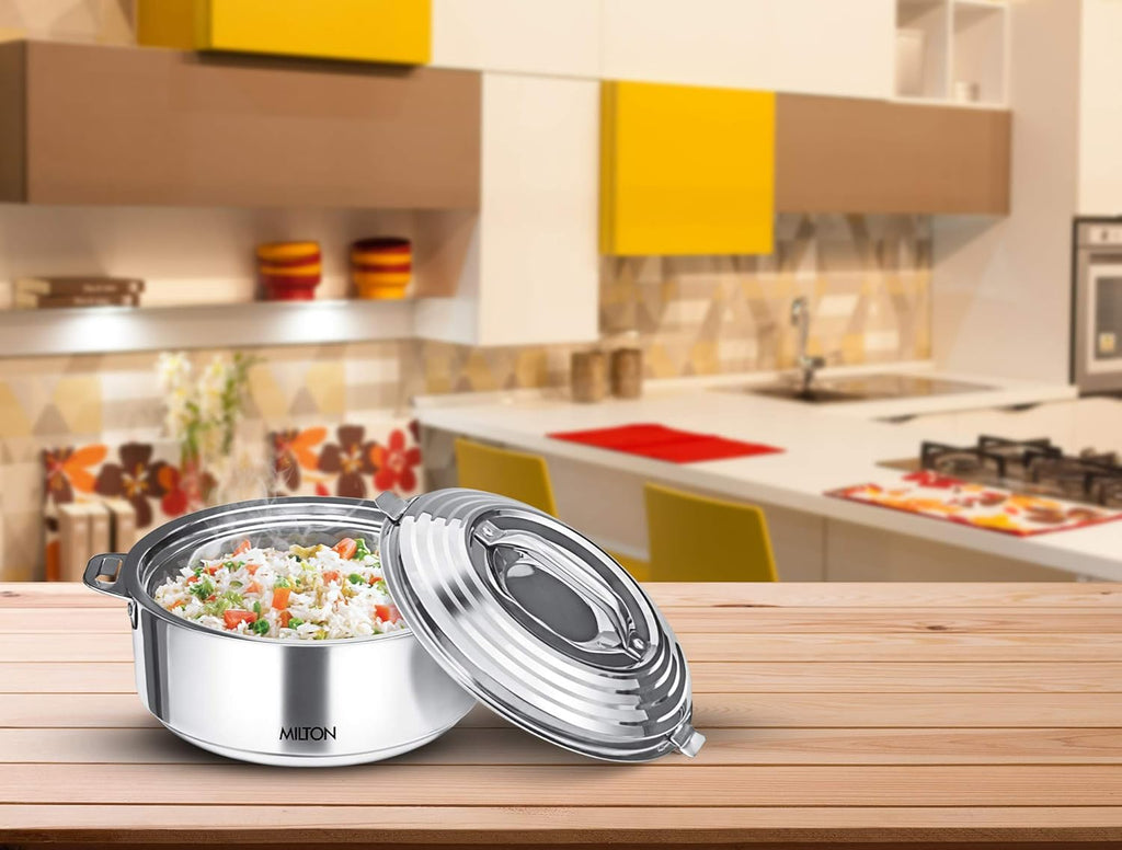 MILTON Galaxia 7500 Insulated Stainless Steel Casserole, 6.2 L