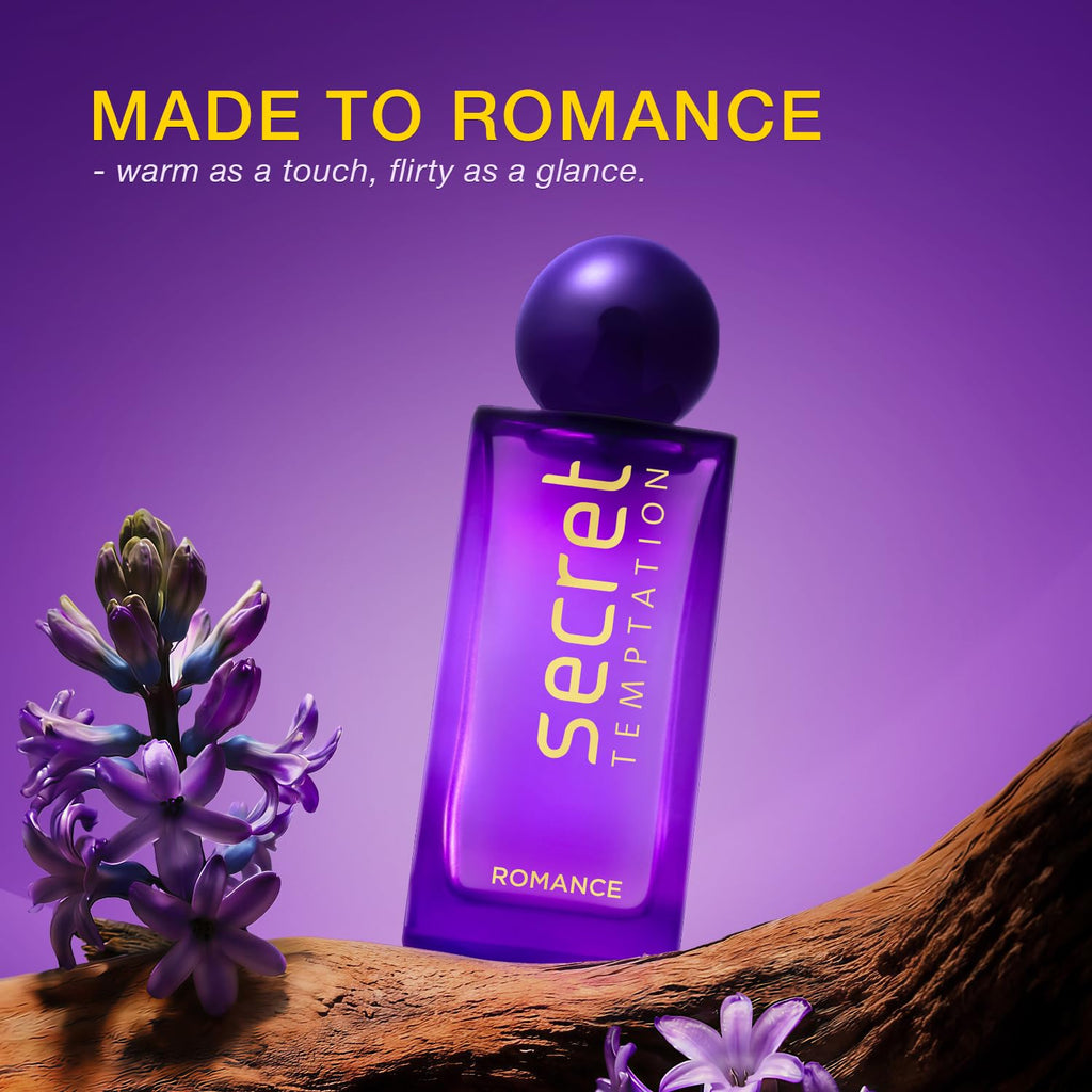 Secret Temptation Romance Eau De Parfum Spray For Women, Long Lasting Chypre Green Everyday Wear Fragrance Pack Of 2 (100Ml Each)