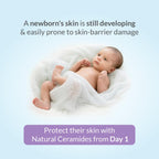 AreoVeda Ceramide Baby Wash & Shampoo (200ml) | PENTAVITIN® And Inulin Prebiotic | Ceramide Care + Long Lasting Hydration | Safe For Newborns