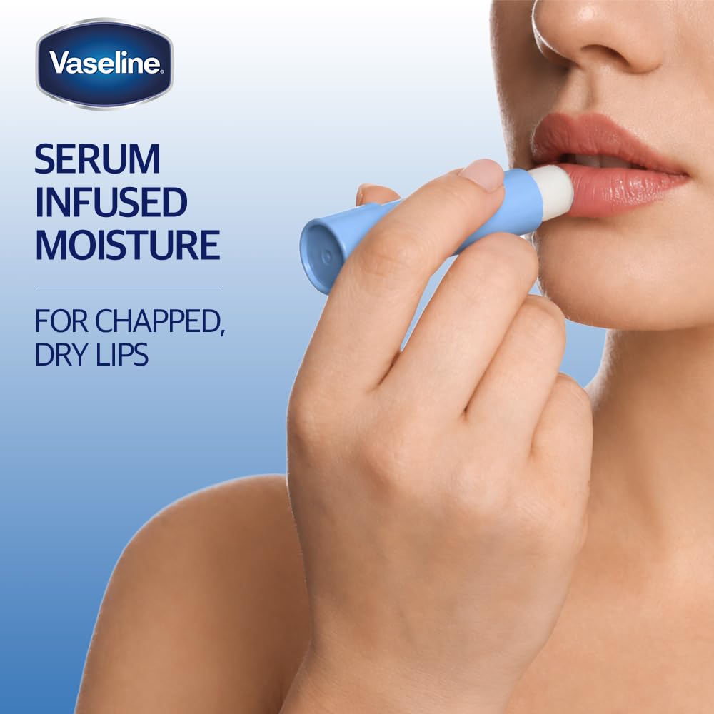 Vaseline Lip Therapy Serum Infused Lip Balm Advanced Hydration with Hyaluronic Acid & Petroleum Jelly | 3g