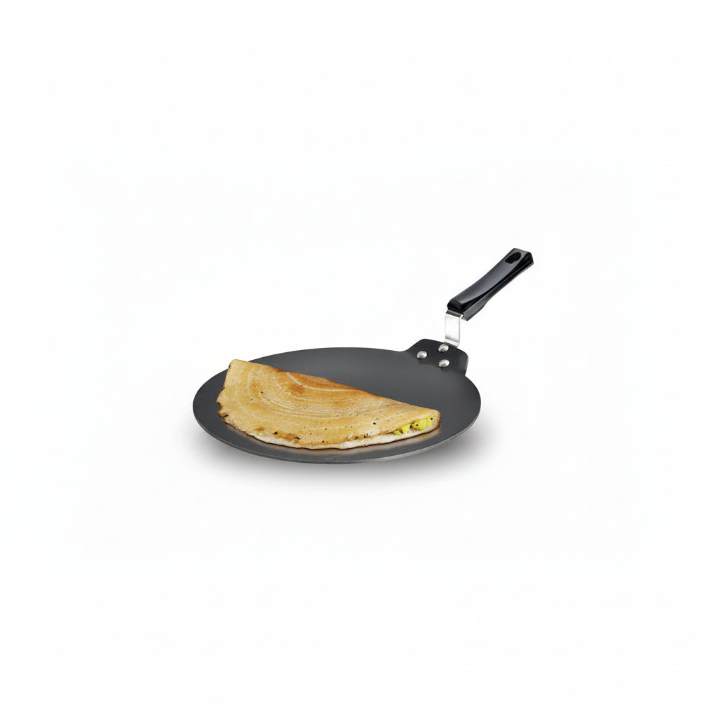 Hawkins Futura 28 cm Dosa Tava, Non Stick Dosa Tawa, Small Dosa Tawa (NDT28) (Black)