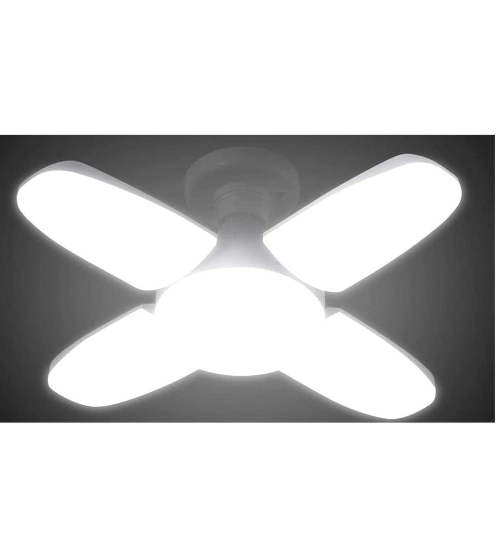 Gesto 28W Deformable Fan Shape High Bright Led Bulb-Upto 85% Energy Saving-B22 CFL Led Bulb for home,office,shop,hospital,factory-(Cool White-6500K) Pack of 1