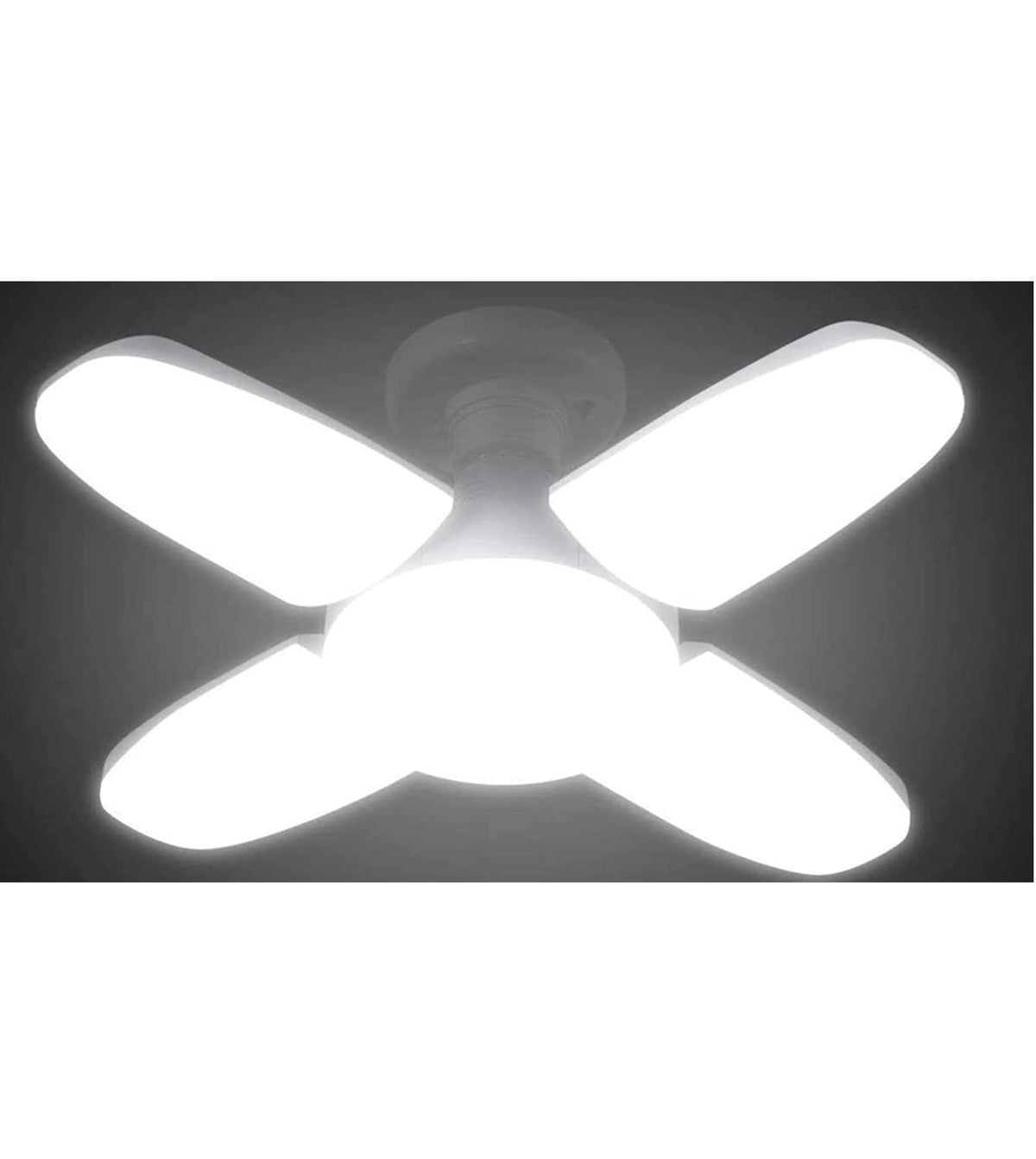 Gesto 28W Deformable Fan Shape High Bright Led Bulb-Upto 85% Energy Saving-B22 CFL Led Bulb for home,office,shop,hospital,factory-(Cool White-6500K) Pack of 1