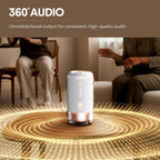 boAt 2026 Launch Nirvana Luxe,360- Surround, Spatial Audio, 100W, 15hrs Battery, Broadcast, App Support, NFC Pairing (Android), Bluetooth Speaker, Wireless...