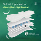 Pee Safe Comfort Ultra Thin Sanitary Pads XXL 12 Pads | Rash Free Period | Ultra Soft, Dual Wings, Toxin Free, Extra Long, Disposable Wrapper, 6 Layer Deep...