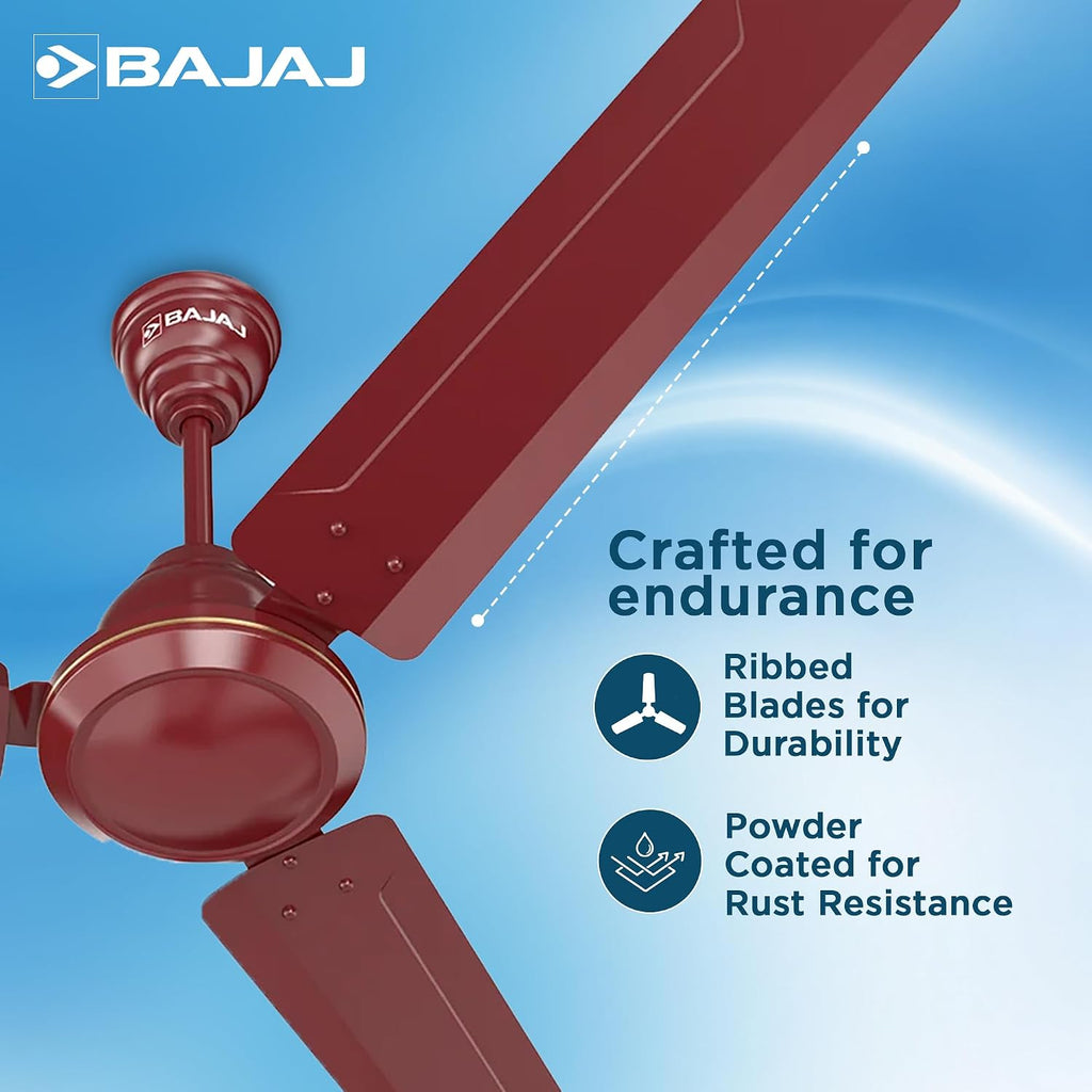 Bajaj Frore 1200 MM (48") 1 Star Rated Ceiling Fans For Home |