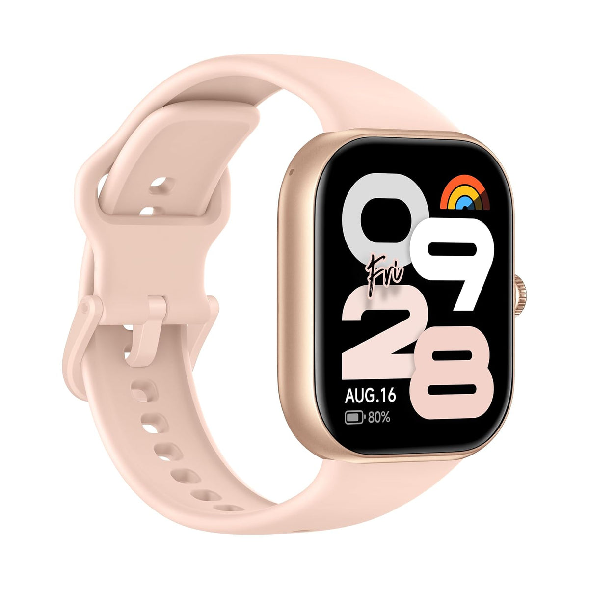 REDMI Watch Move 1.85 Premium AmoLED,14 Day Battery,Best Accuracy,Dual Core Processor Smartwatch (Gold Rush Strap, Free Size)