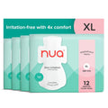 Nua Complete Comfort Sanitary Pads for Women | SUPER SAVER Pack of 4