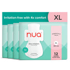 Nua Complete Comfort Sanitary Pads for Women | SUPER SAVER Pack of 4