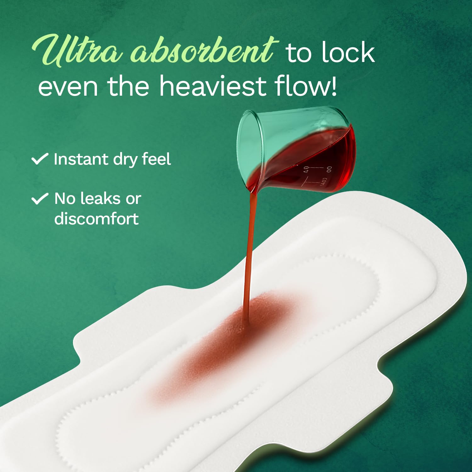 Pee Safe Comfort Ultra Thin Sanitary Pads XXL 12 Pads | Rash Free Period | Ultra Soft, Dual Wings, Toxin Free, Extra Long, Disposable Wrapper, 6 Layer Deep...