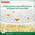 Huggies Natural Soft Premium Tape Diapers Newborn/Extra Small (NB/XS) Size, Upto 5 kgs, 64 Count | Our No.1 Soft Taped Diaper with Cloud Soft Bed, designed...