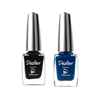 Dazller Liquid Eyeliner Waterproof, 19ml, Black + Blue, Smudge-proof, Matte, One stroke application, Long-lasting, Deeply pigmented, Lightweight, Quick-drying