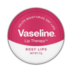 Vaseline Lip Tins Rosy Lips, 17 g | Provides Hydration, Sheer Pink Tint & Glossy Shine