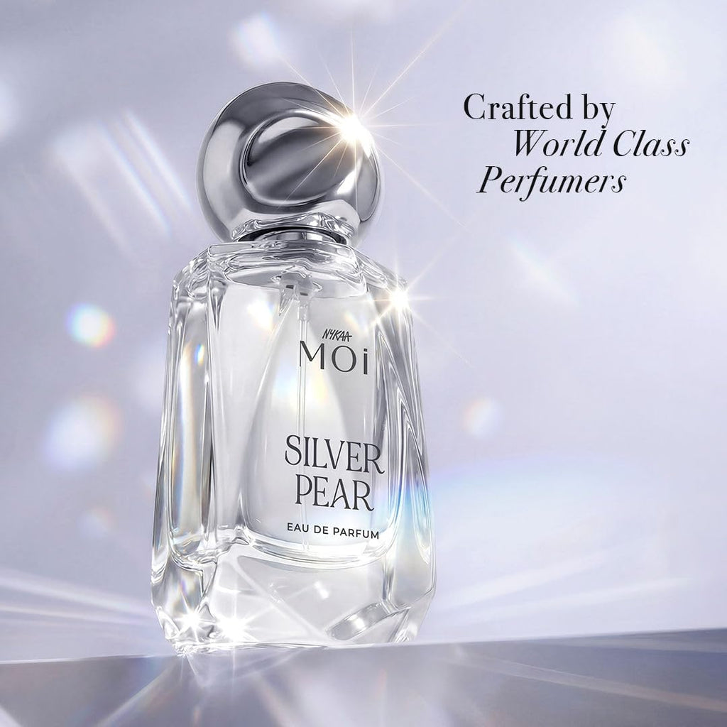 Nykaa Silver Pear EDP 50ml | Fruity Floral Scent for Women | Pear, Lavender Elegant Fragrance | Long-Lasting Everyday & Evening Scent | Luxury Perfume |...