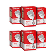 EVEREADY 30W LED Hammer Bulb, B22 Base, Cool Day Light (6500K), Pack of 6 | High Lumens, Energy Efficient, 4KV Surge Protection, Long Lasting