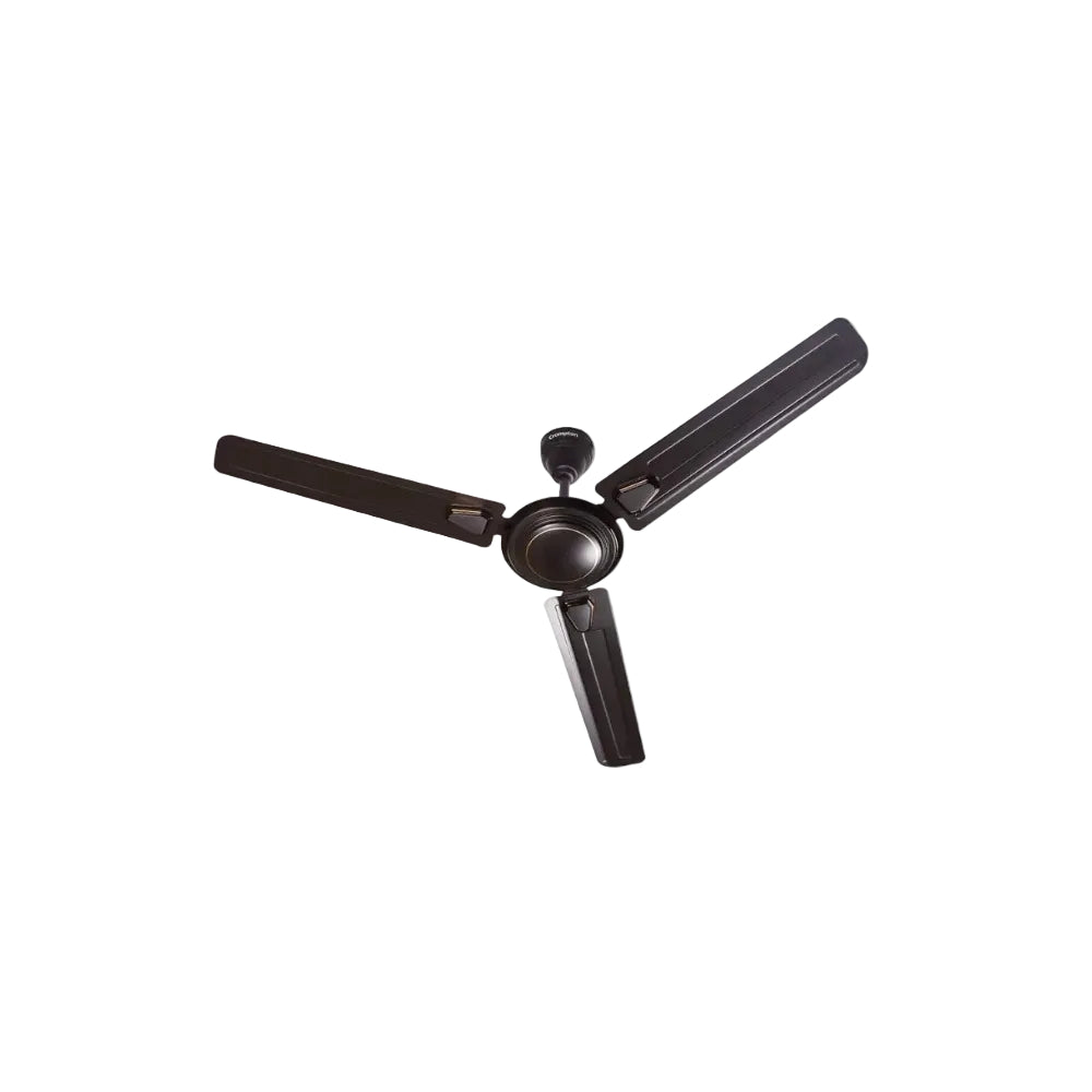 Crompton Super Briz Deco 1200 mm (48 Inch) High Speed Decorative Ceiling Fan (Smoked Brown), Pack Of 1, 4 stars