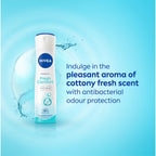 NIVEA Fresh Comfort Deodorant, 150ml | 48 H Smooth & Beautiful Underarms| 0% Alcohol | For Women