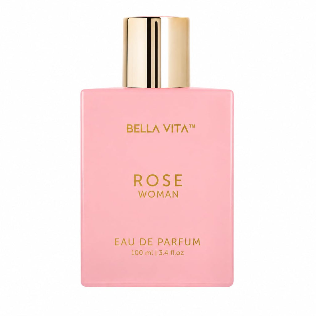 Bella Vita Luxury Rose Woman Eau De Parfum Perfume for Women with Black Currant, Vanilla, Jasmine|Floral & Sweet EDP Long Lasting Fragrance Scent 100 ML