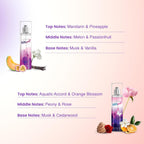 Layer'r Wottagirl 60ml Body Mist Combo for Women, Pack of 4 | Long-lasting fruity, floral & aquatic fragrance collection with citrus, peony, jasmine...