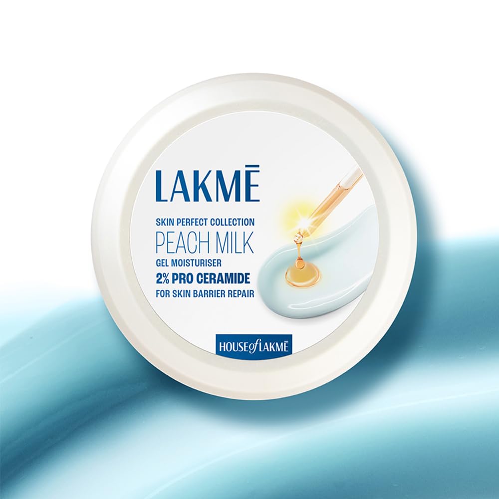 Lakmé Peach Milk Gel Moisturiser with 2% Pro Ceramide,50g