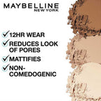 Maybelline New York Fit Me Matte + Poreless Powder, 120 Classic Ivory,8.5g