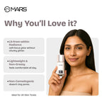 MARS Take A Glow Illuminating Primer + Strobe Cream | 3-in-1 Formula: Moisturiser, Face Primer & Highlighter ,30ml