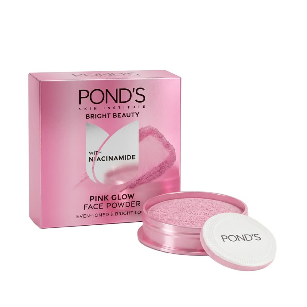 POND'S Natural Glow Face Powder, Pink Glow, 30g
