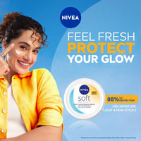 NIVEA Soft Daily UV Light Moisturising Cream with SPF-15, 200ml