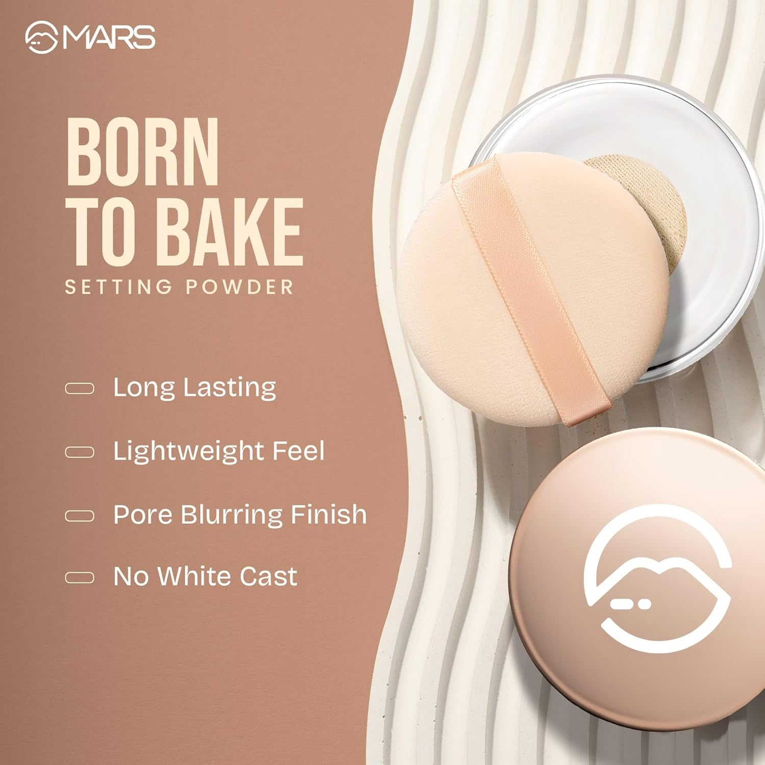 MARS Born To Bake Setting Loose Powder For Oil Control Matte Finish (8.0gm) (TRANSLUCENT)