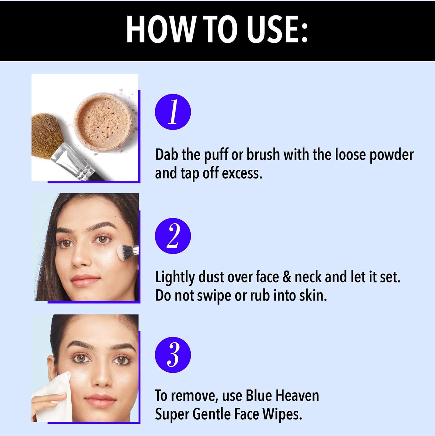 Blue Heaven Flawless Matte Finishing Powder For Normal Skin, Radiant Finish, Long Stay, Natural, 20Gm, Brown