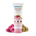 Mamaearth Multani Mitti Face Wash with Multani Mitti & Bulgarian Rose For Oil Control & Acne,100ml