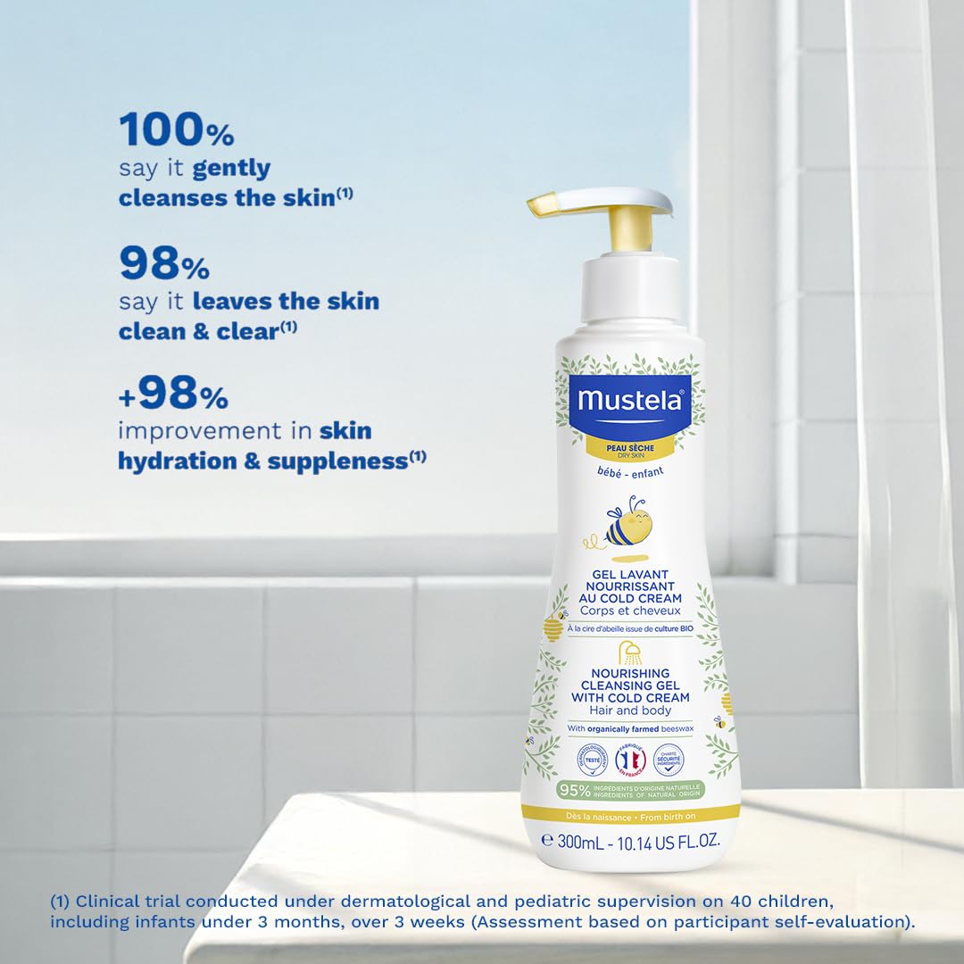 Mustela Nourishing Cleansing Gel with Cold Cream - 300ml