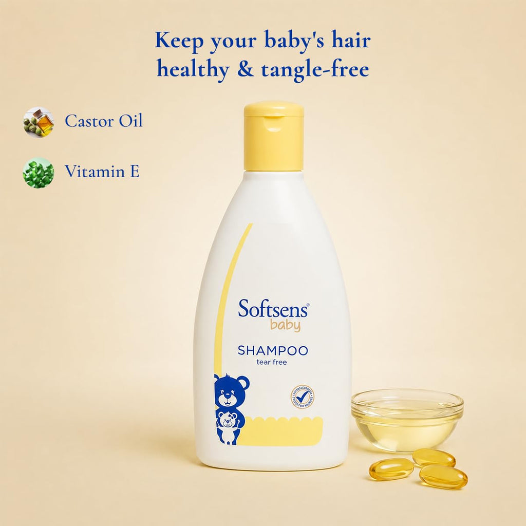 Softsens Baby Tear-Free Shampoo 200ml (Pack of 2 x 200ml)