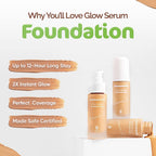 Mamaearth Glow Luminous Serum Liquid Foundation,30ml