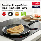 Prestige Non-Stick Dosa Tawa 27.5cm | OSP IB | Gas & Induction Compatible |