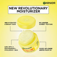 Garnier Fresh & Bright Vitamin C Sorbet Gel Face Moisturizer Cream, 90g