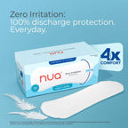 Nua Everyday Comfort Panty Liner for Women Daily Use | Pack of 40 liners 190mm