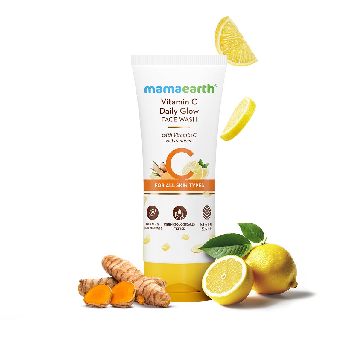 Mamaearth Vitamin C Face Wash with Vitamin C and Turmeric for Skin Illumination - 150ml