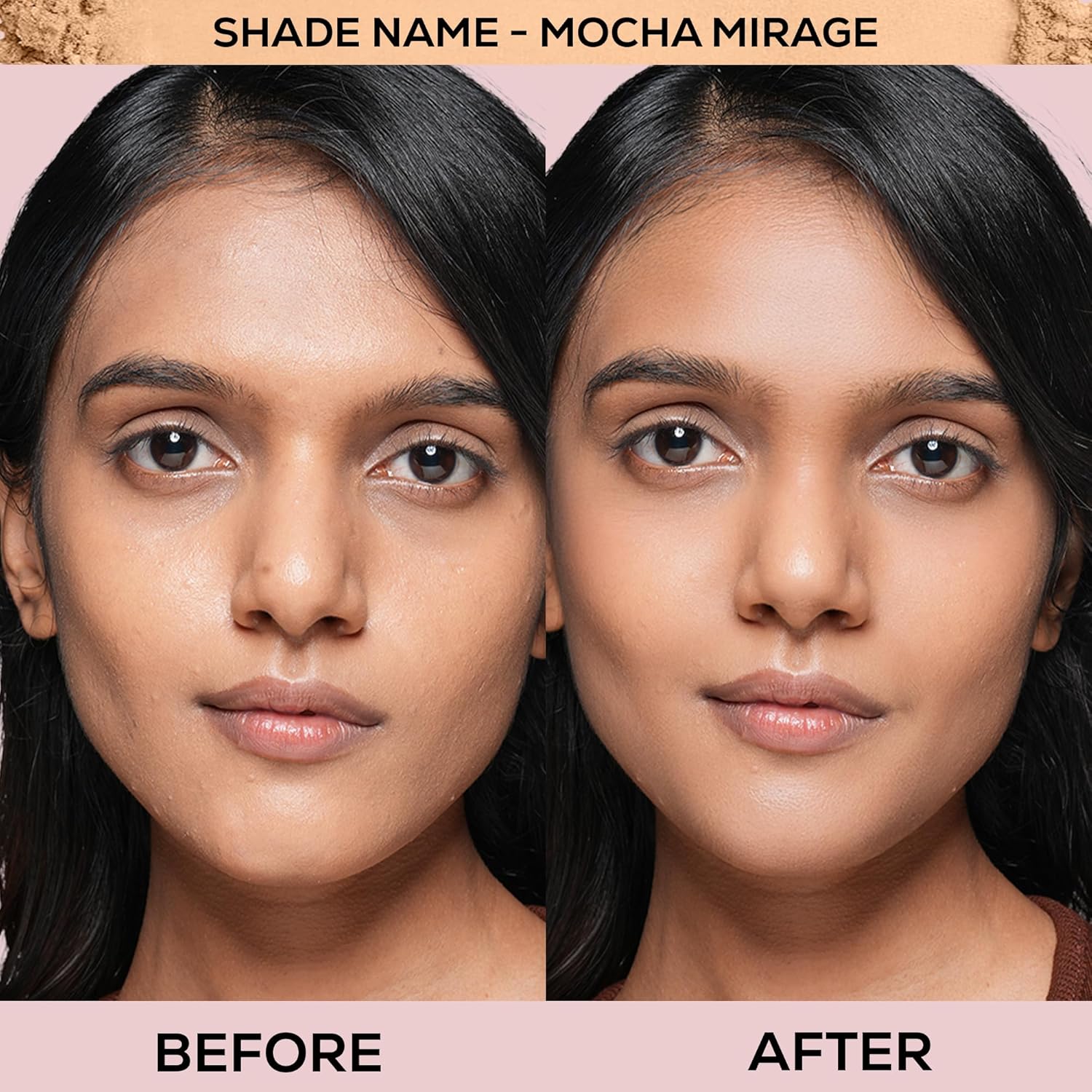RENEE Bollywood Filter Blurring Compact - Mocha Mirage,9g